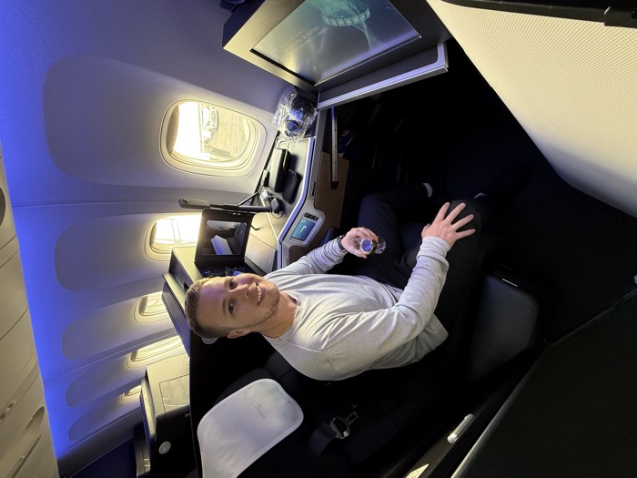 Business class suite window seat